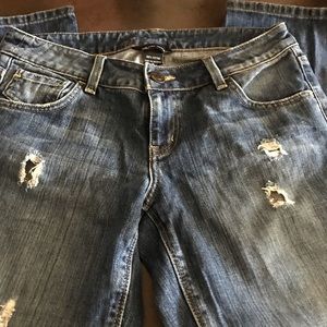 New York and Company Women’s Blue Jeans Capris, Size 2